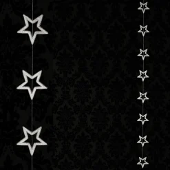 Chaîne Déco étoiles Ø 13 Cm, 200 Cm,-DecoWoerner Outlet