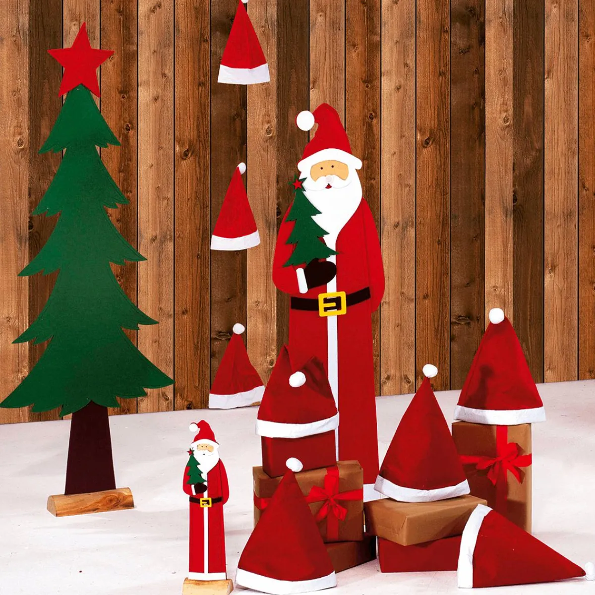 Chaîne De Bonnets De St-Nicolas 250 Cm-DecoWoerner