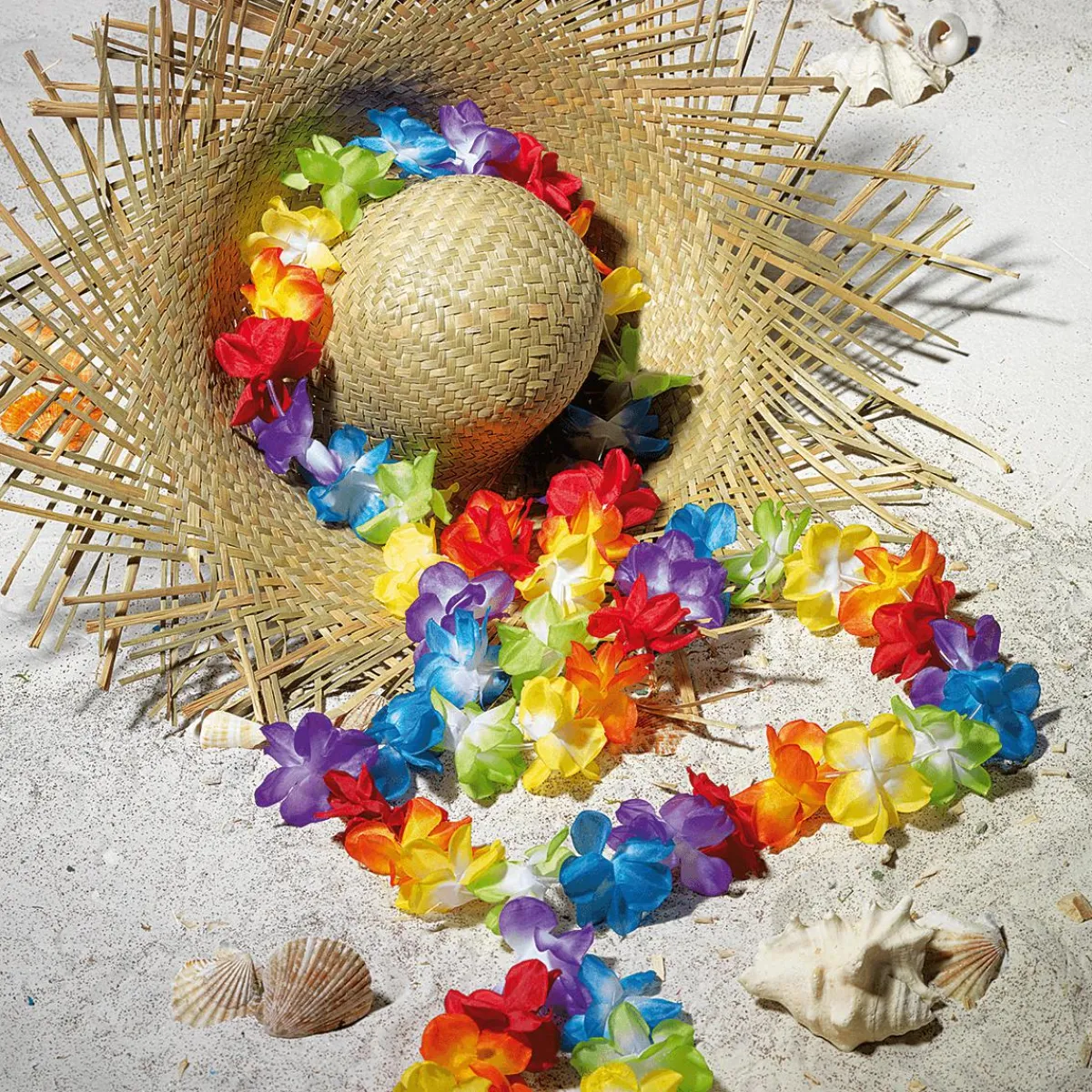 Chaîne De Fleurs D'Hawaï, 3 Pces-DecoWoerner Clearance