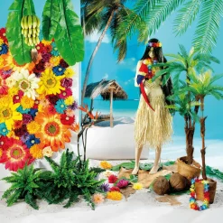 Chaîne De Fleurs D'Hawaï, 3 Pces-DecoWoerner Clearance