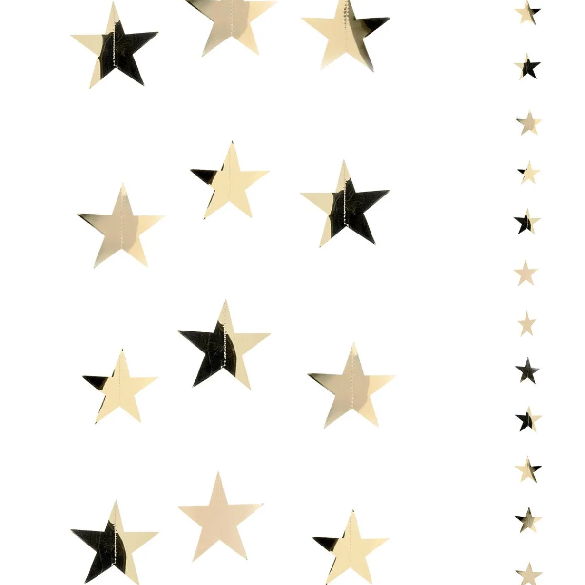 Chaîne D'étoiles En Feuille Synth. Ø 7 Cm, 200 Cm, 3 Pces-DecoWoerner Clearance