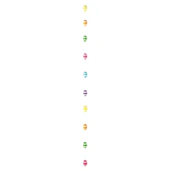 Chaîne D’œufs De Pâques Déco à Rayures 160 Cm-DecoWoerner