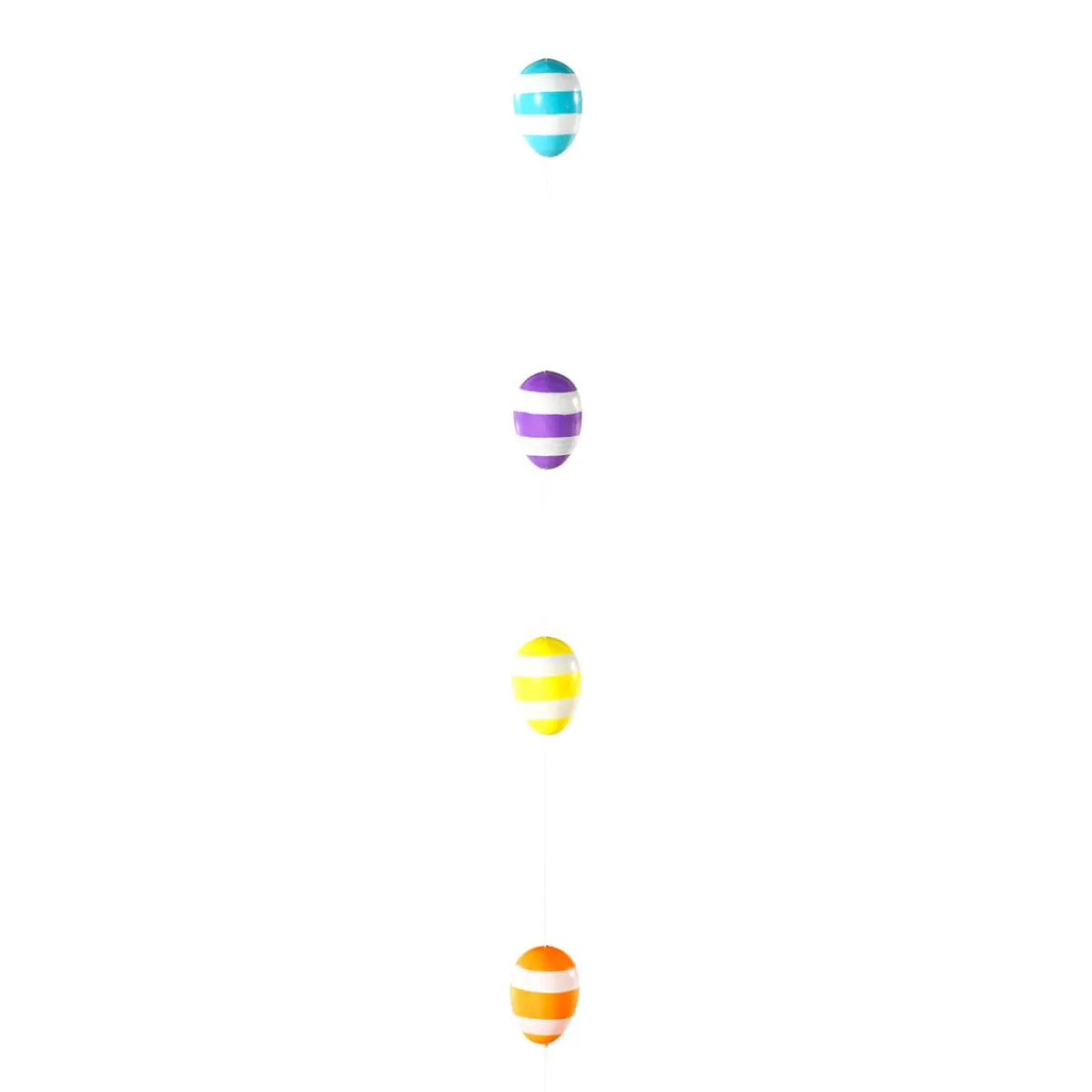 Chaîne D’œufs De Pâques Déco à Rayures 160 Cm-DecoWoerner
