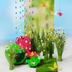 Chaîne D’œufs De Pâques Déco à Rayures 160 Cm-DecoWoerner