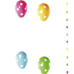 Chaîne D’œufs De Pâques Déco à Pois 160 Cm-DecoWoerner Sale
