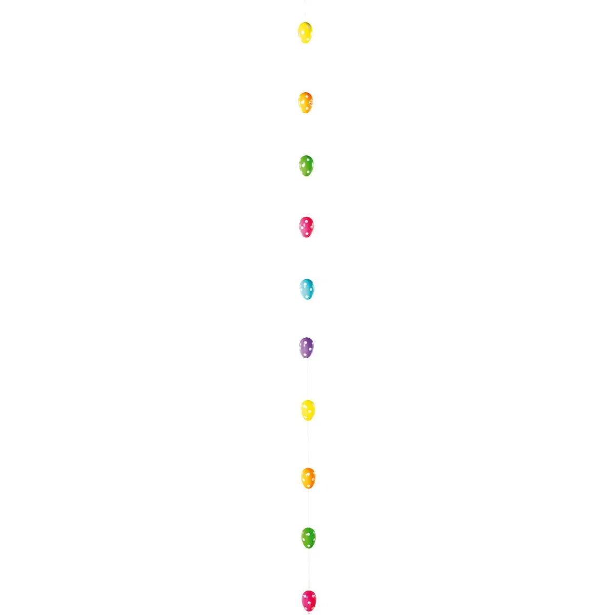 Chaîne D’œufs De Pâques Déco à Pois 160 Cm-DecoWoerner Sale
