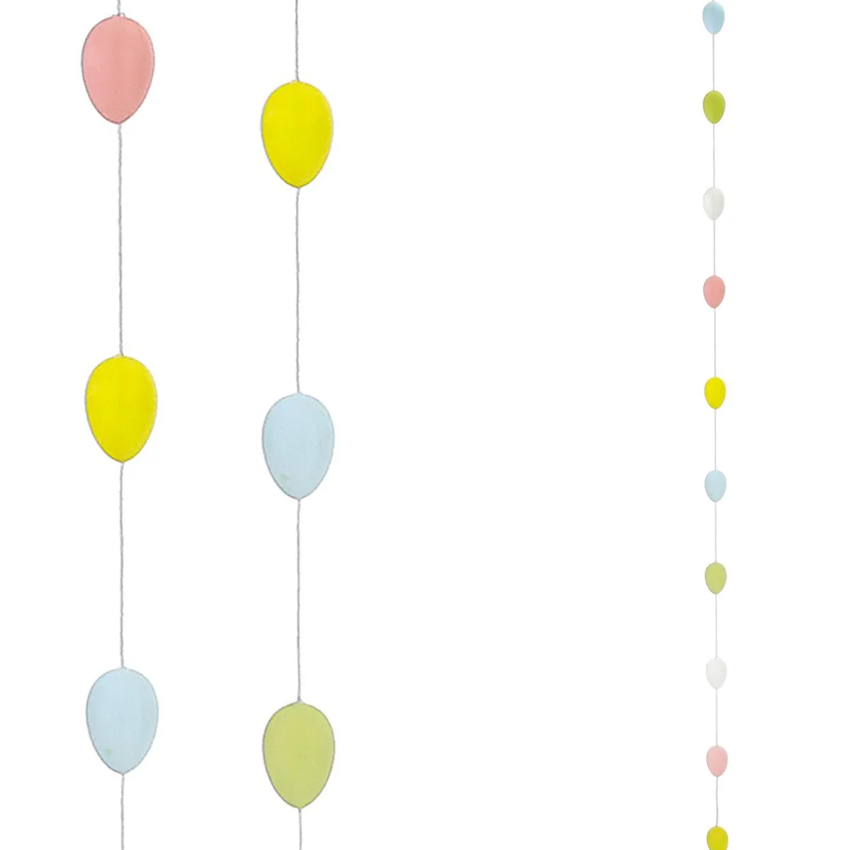 Chaîne D’œufs De Pâques Déco à Pastel 160 Cm-DecoWoerner New