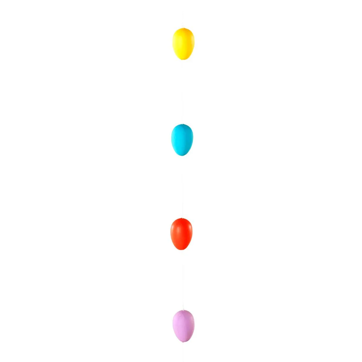 Chaîne D’œufs De Pâques Déco Unis Multicol. 160 Cm-DecoWoerner Clearance