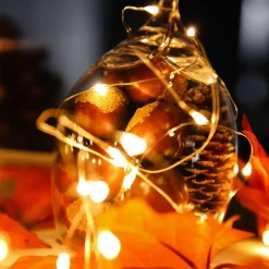 Chaîne Lumineuse à Fil à LED Sur Pile Pour L'ext., 100 LED, 10 M-DecoWoerner Best