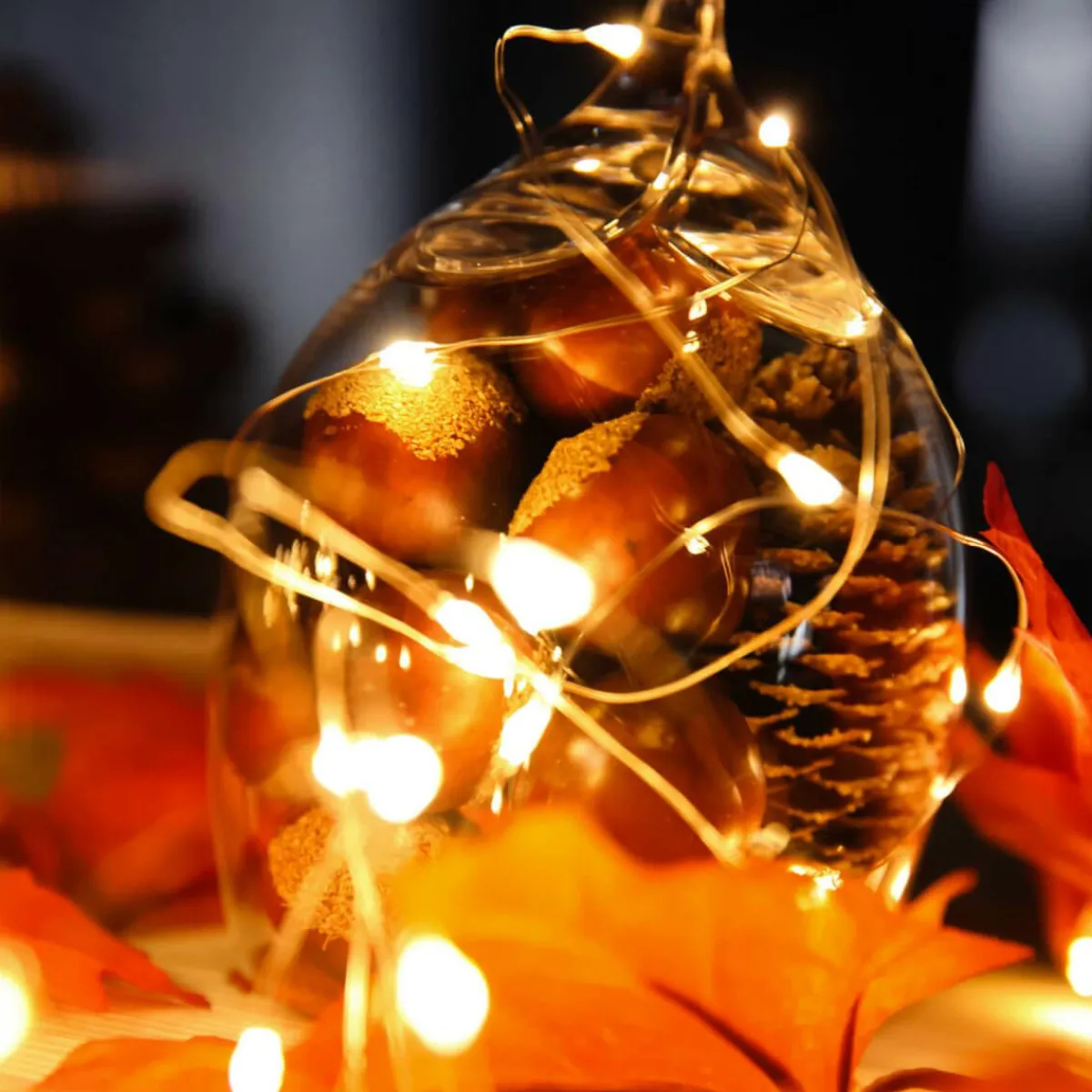 Chaîne Lumineuse à Fil à LED Sur Pile Pour L'ext., 100 LED, 10 M-DecoWoerner Best
