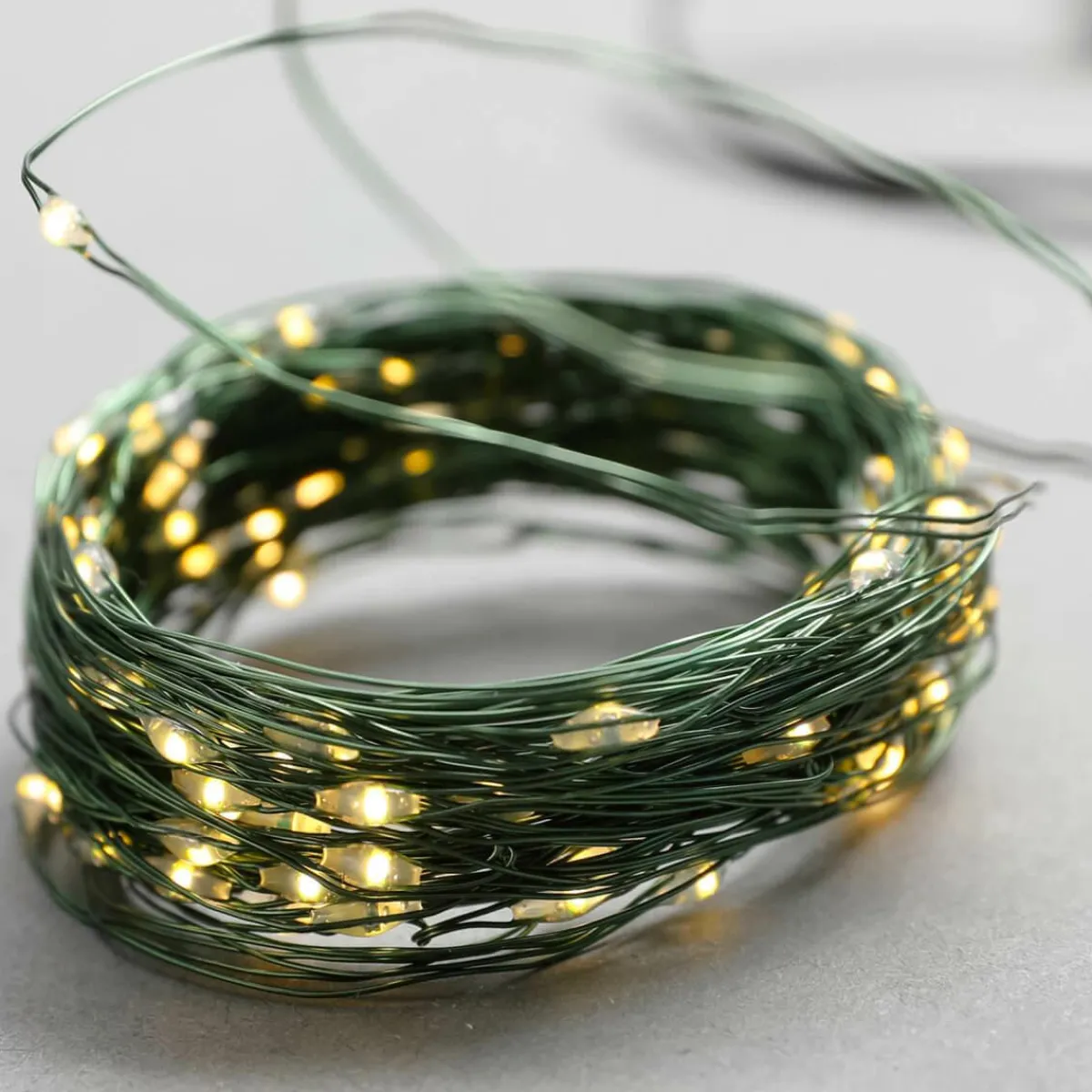 Chaîne Lumineuse à Fil à LED Sur Pile Pour L'ext., 100 LED, 10 M-DecoWoerner Best