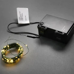 Chaîne Lumineuse à Fil à LED Sur Pile Pour L'ext., 100 LED, 10 M-DecoWoerner Best