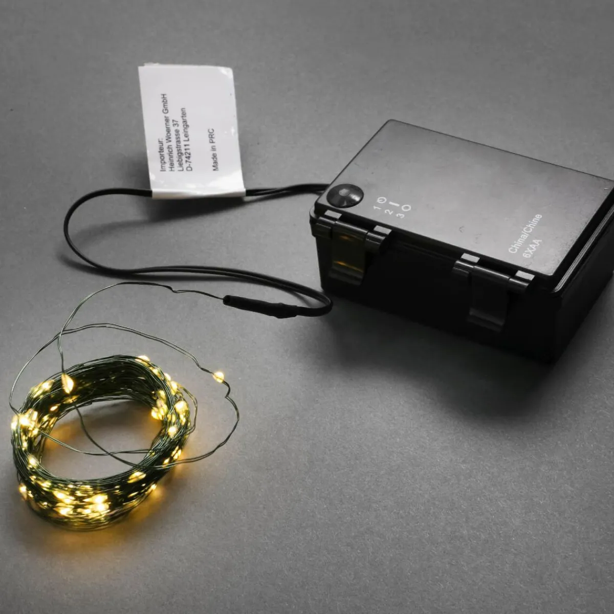 Chaîne Lumineuse à Fil à LED Sur Pile Pour L'ext., 100 LED, 10 M-DecoWoerner Best
