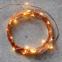 Chaîne Lumineuse à Fil à LED Sur Pile Pour L’int., 50 LED, 5 M-DecoWoerner Outlet