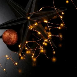 Chaîne Lumineuse à Fil à LED Sur Pile Pour L’int., 50 LED, 5 M-DecoWoerner Outlet