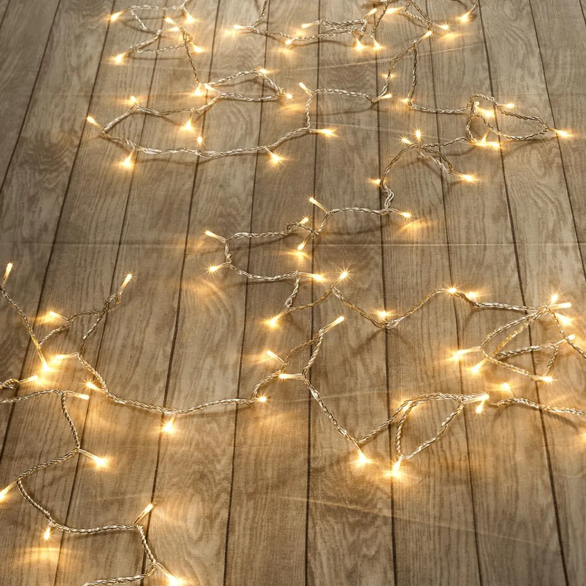 Chaîne Lumineuse De Raccordement à LED Pour L’int., 100 LED, 10 M, Sans Cable-DecoWoerner