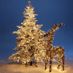 Chaîne Lumineuse LED Clignotante Avec Minuterie, Pour L'extérieur, 16 M-DecoWoerner