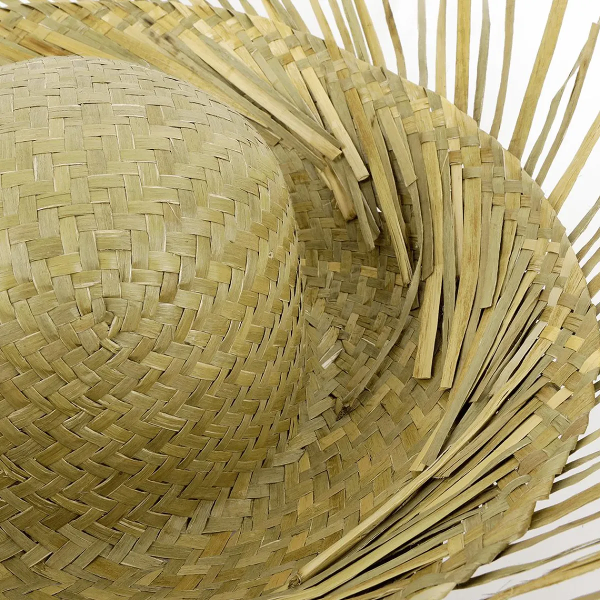 Chapeau De Paille Brun Naturel, 40 Cm Ø-DecoWoerner Outlet
