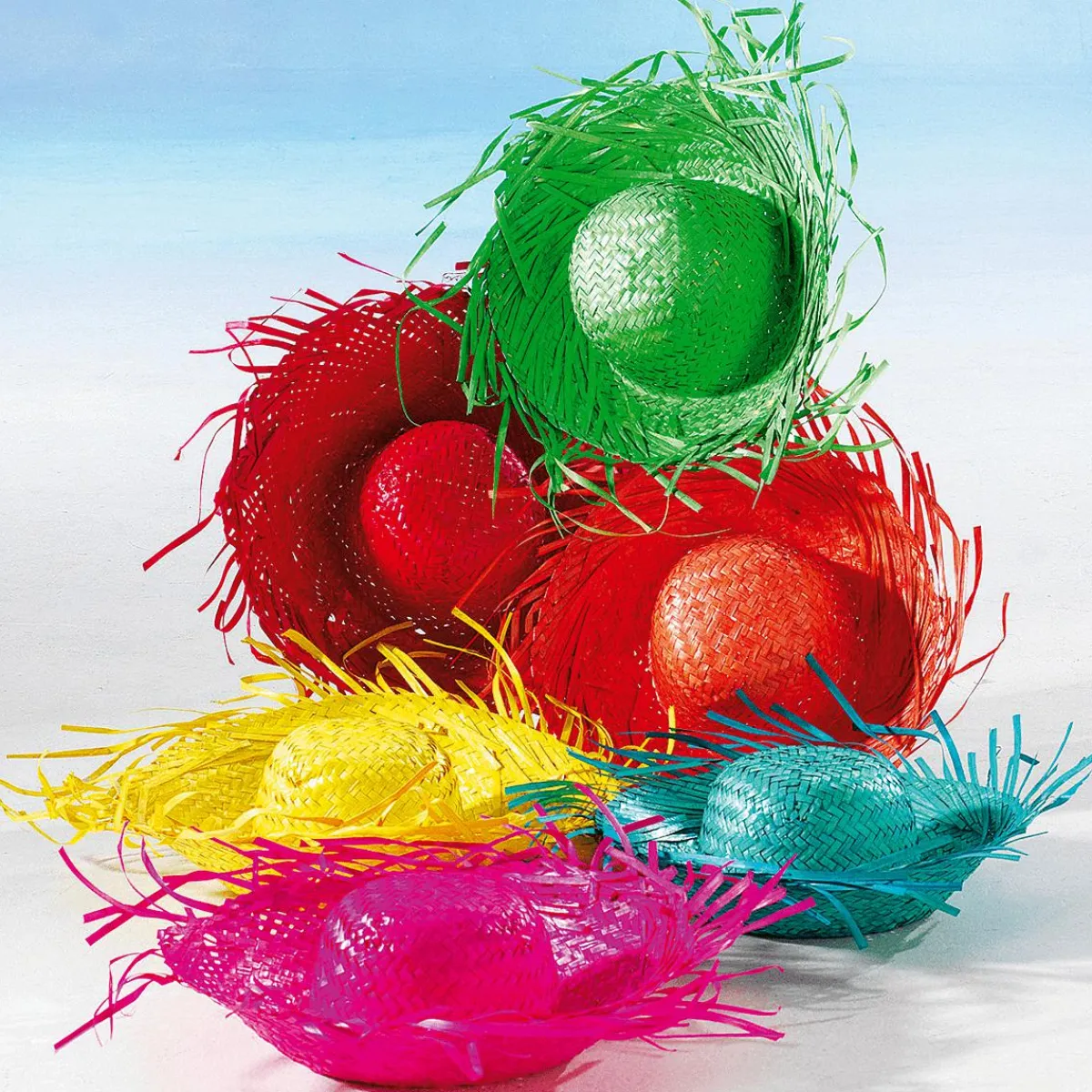 Chapeau De Paille Déco, , Ø 40 Cm-DecoWoerner Discount