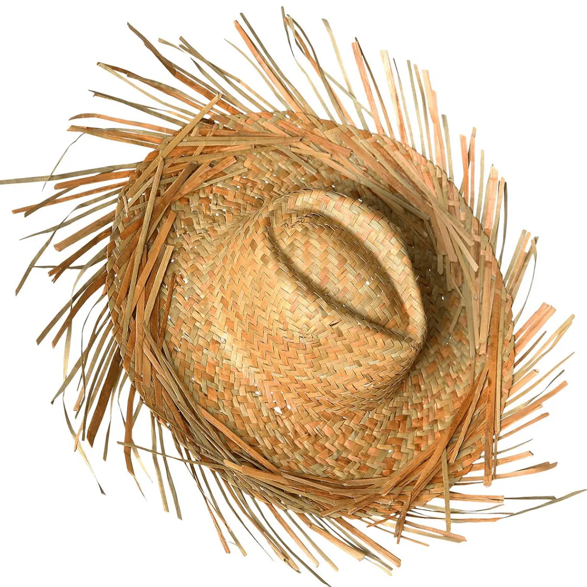 Chapeau De Paille Déco, Nature, Ø 40 Cm-DecoWoerner New