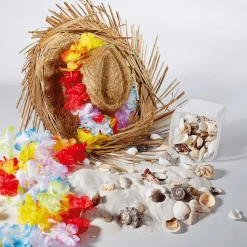 Chapeau De Paille Déco, Nature, Ø 40 Cm-DecoWoerner New