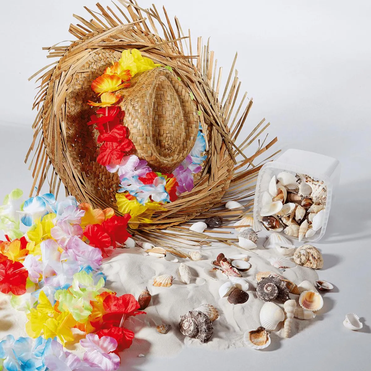 Chapeau De Paille Déco, Nature, Ø 40 Cm-DecoWoerner New