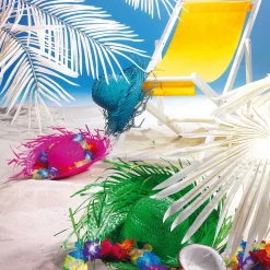 Chapeau De Paille Déco, Pink-DecoWoerner Best