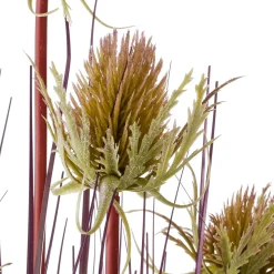 Chardon Artificiel Avec 5 Fleurs 69 Cm De Haut 17 Cm De Ø-DecoWoerner Sale