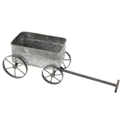 Chariot Décoratif En Métal à Tirer 47 Cm-DecoWoerner New