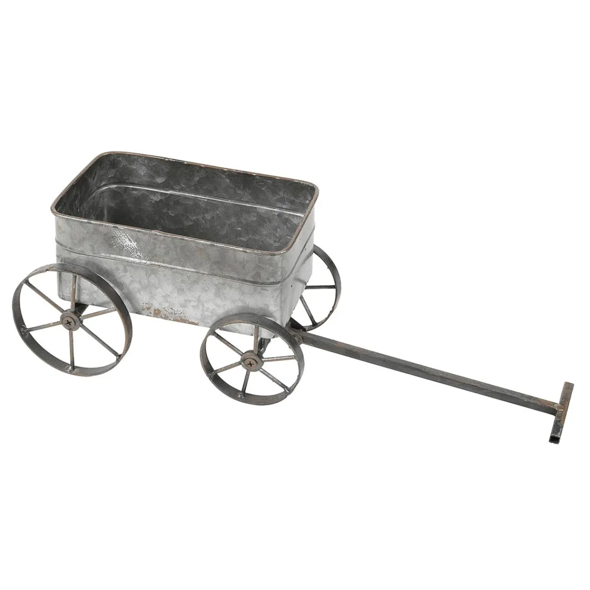 Chariot Décoratif En Métal à Tirer 47 Cm-DecoWoerner New