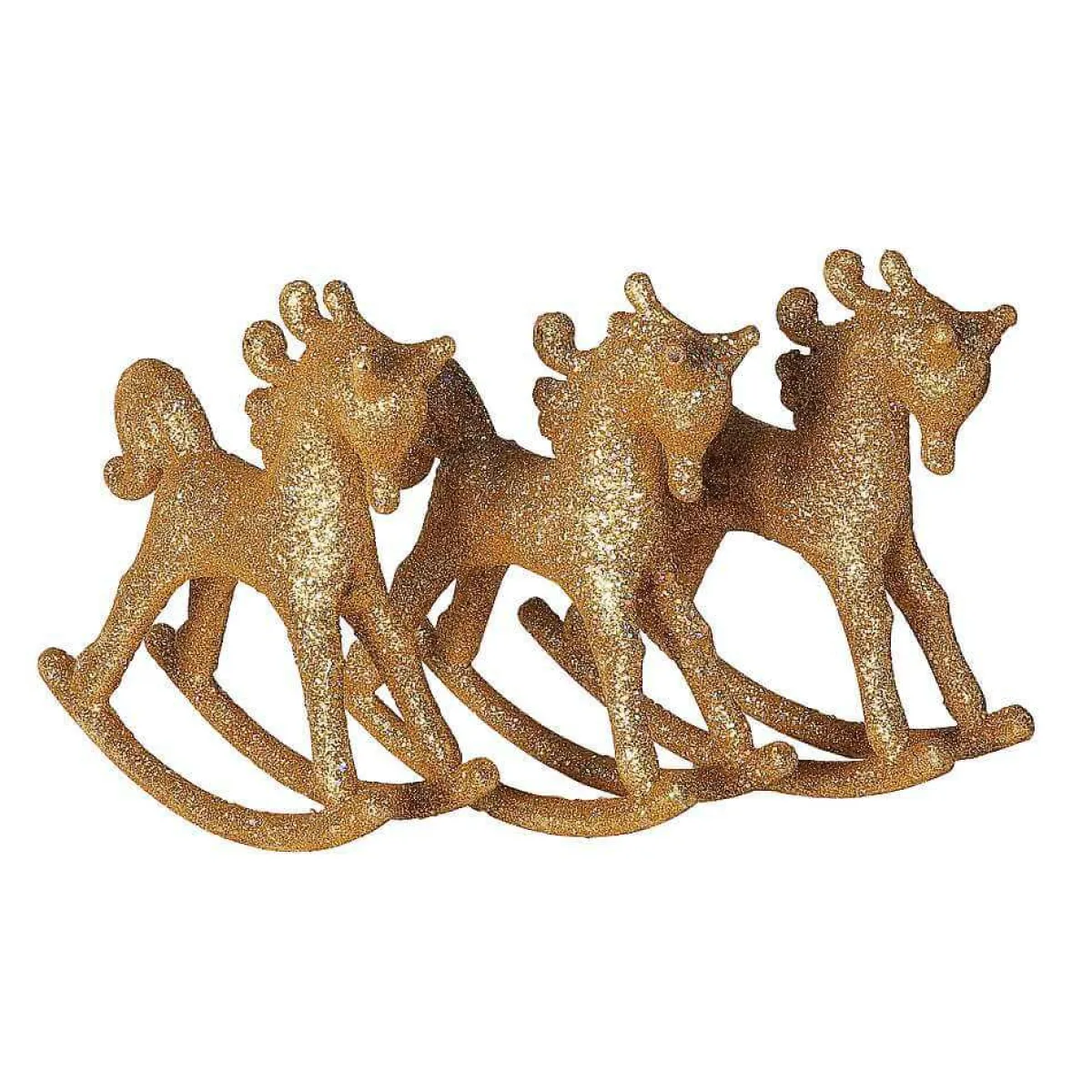 Cheval à Bascule Déco 18 Cm, 3 Pces-DecoWoerner Outlet