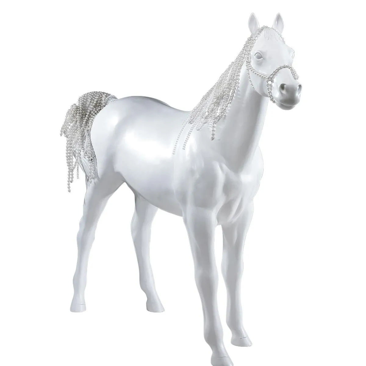 Cheval Décoratif De 195 Cm De Haut,-DecoWoerner Outlet