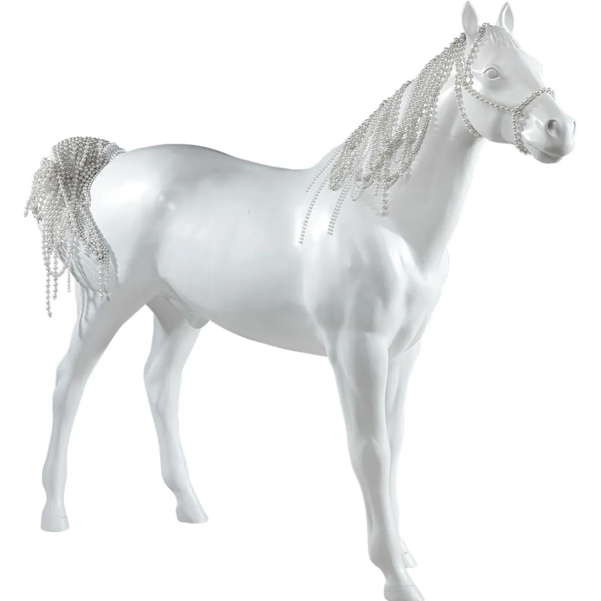 Cheval Décoratif De 195 Cm De Haut,-DecoWoerner Outlet