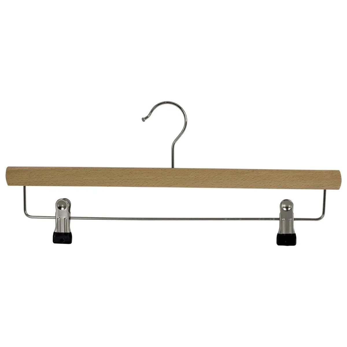Cintre à Pinces En Bois 40 Cm, 1 Carton De 25 Pces-DecoWoerner Discount