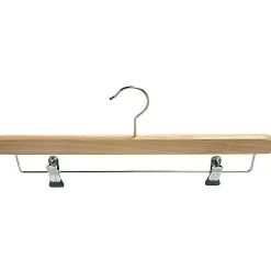 Cintre à Pinces En Bois 40 Cm, 1 Carton De 25 Pces-DecoWoerner Discount