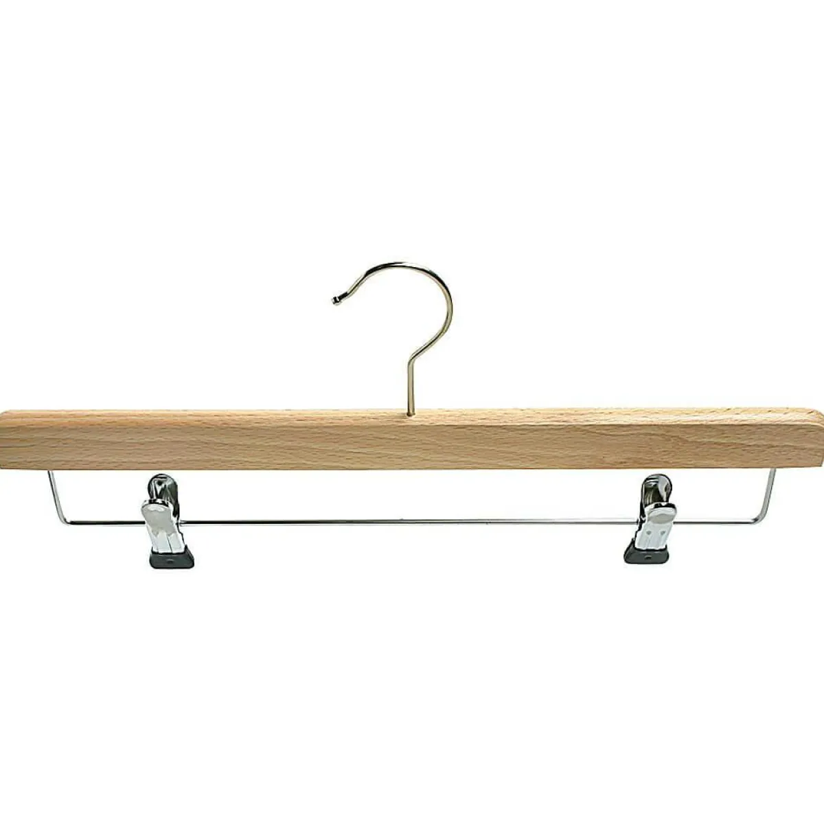 Cintre à Pinces En Bois 40 Cm, 1 Carton De 25 Pces-DecoWoerner Discount
