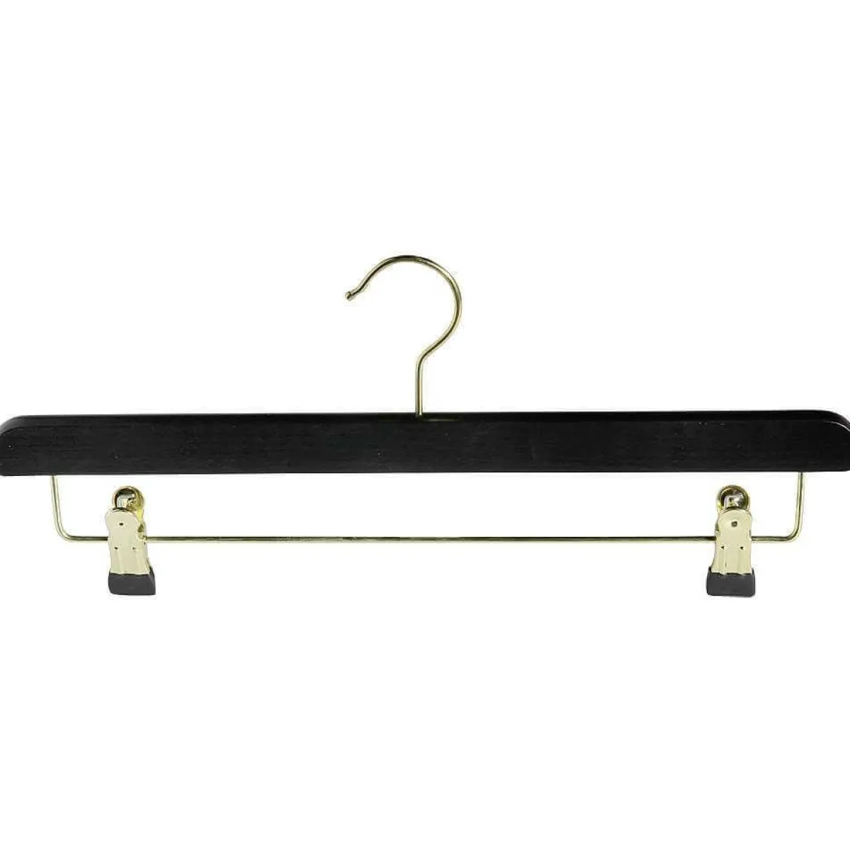 Cintre à Pinces En Bois, /laiton, 40 Cm-DecoWoerner New