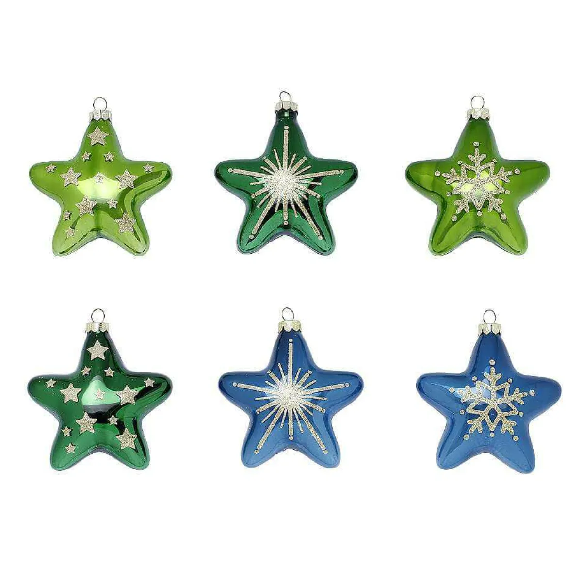 Cintre De Noël "Star" 8 Cm, 12 Pces-DecoWoerner New