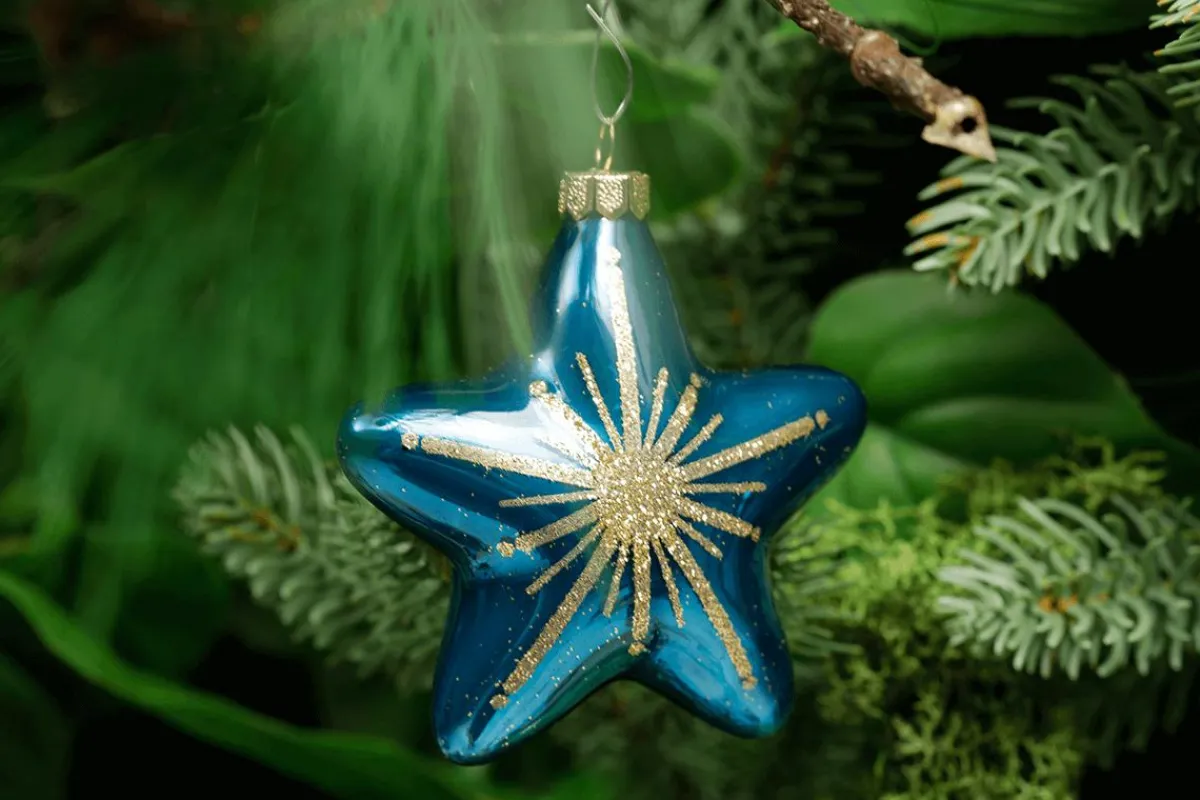 Cintre De Noël "Star" 8 Cm, 12 Pces-DecoWoerner New