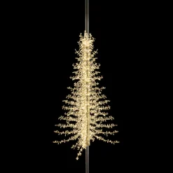 Éclairage De Lanterne Sapin Lumineux, H. 300 Cm, Blanc Chaud-DecoWoerner New