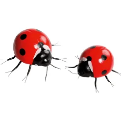 Coccinelle Déco 20 - 25 Cm, 2 Pces-DecoWoerner Outlet
