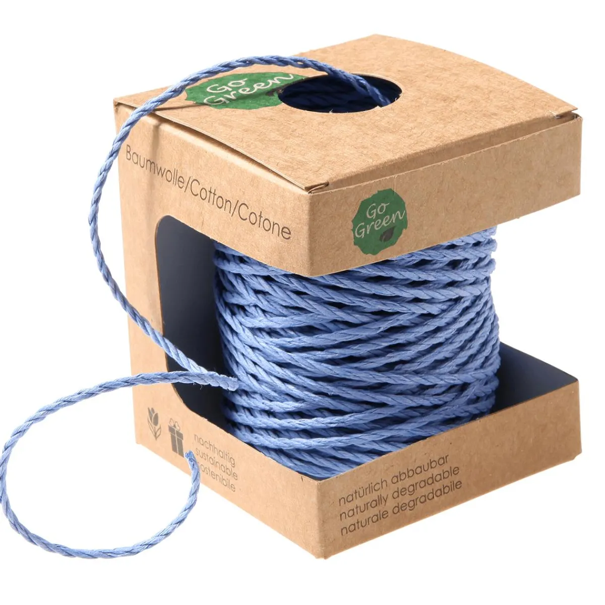 Cordon De Coton Respectueux De L'environnement En Matériau Dégradable 3 Mm 30 M Clair-DecoWoerner Sale
