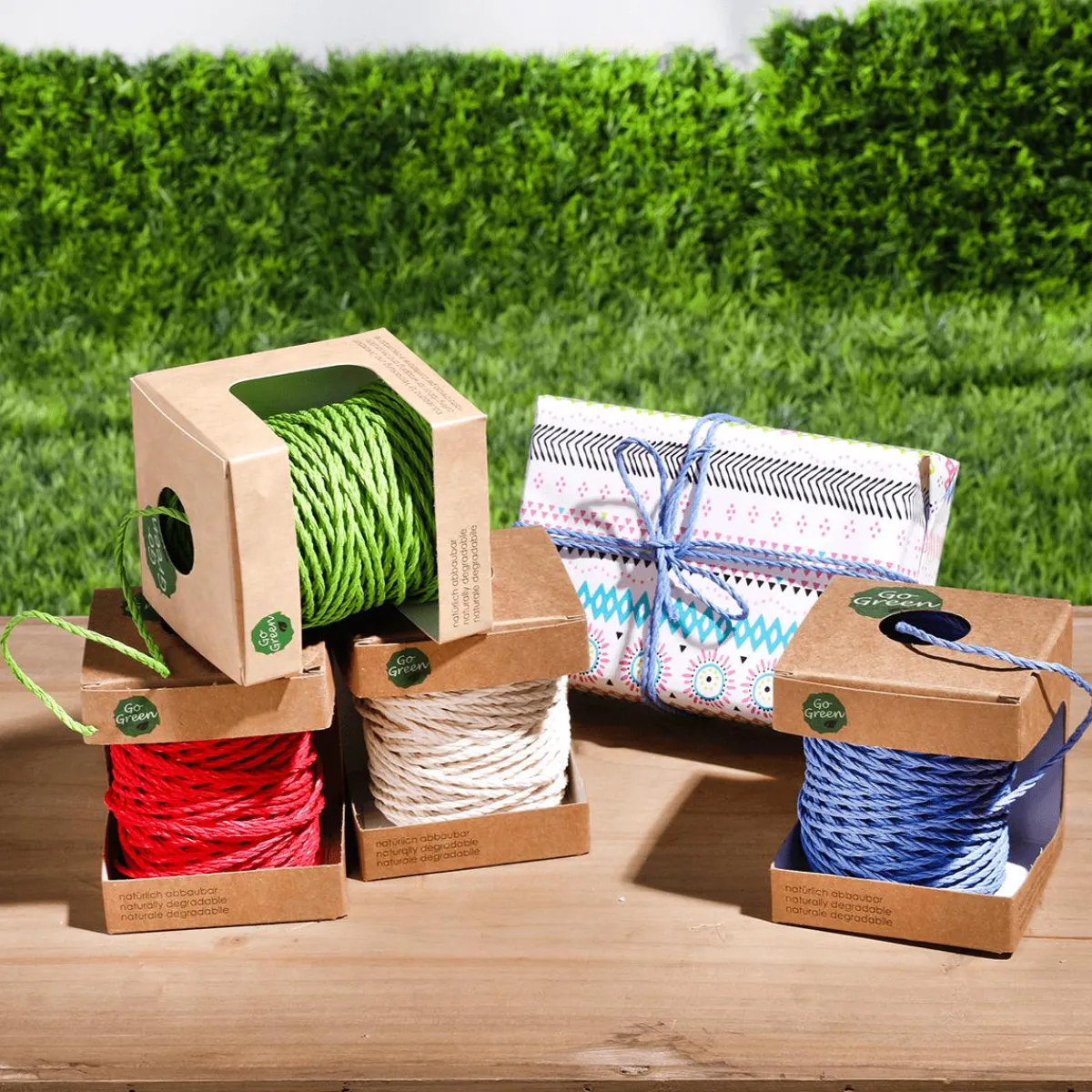 Cordon De Coton Respectueux De L'environnement En Matériau Dégradable 3 Mm 30 M Clair-DecoWoerner Sale