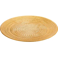 Coupe Décorative En Bois Laqué Or Ø 49 Cm Avec Décorations-DecoWoerner Sale