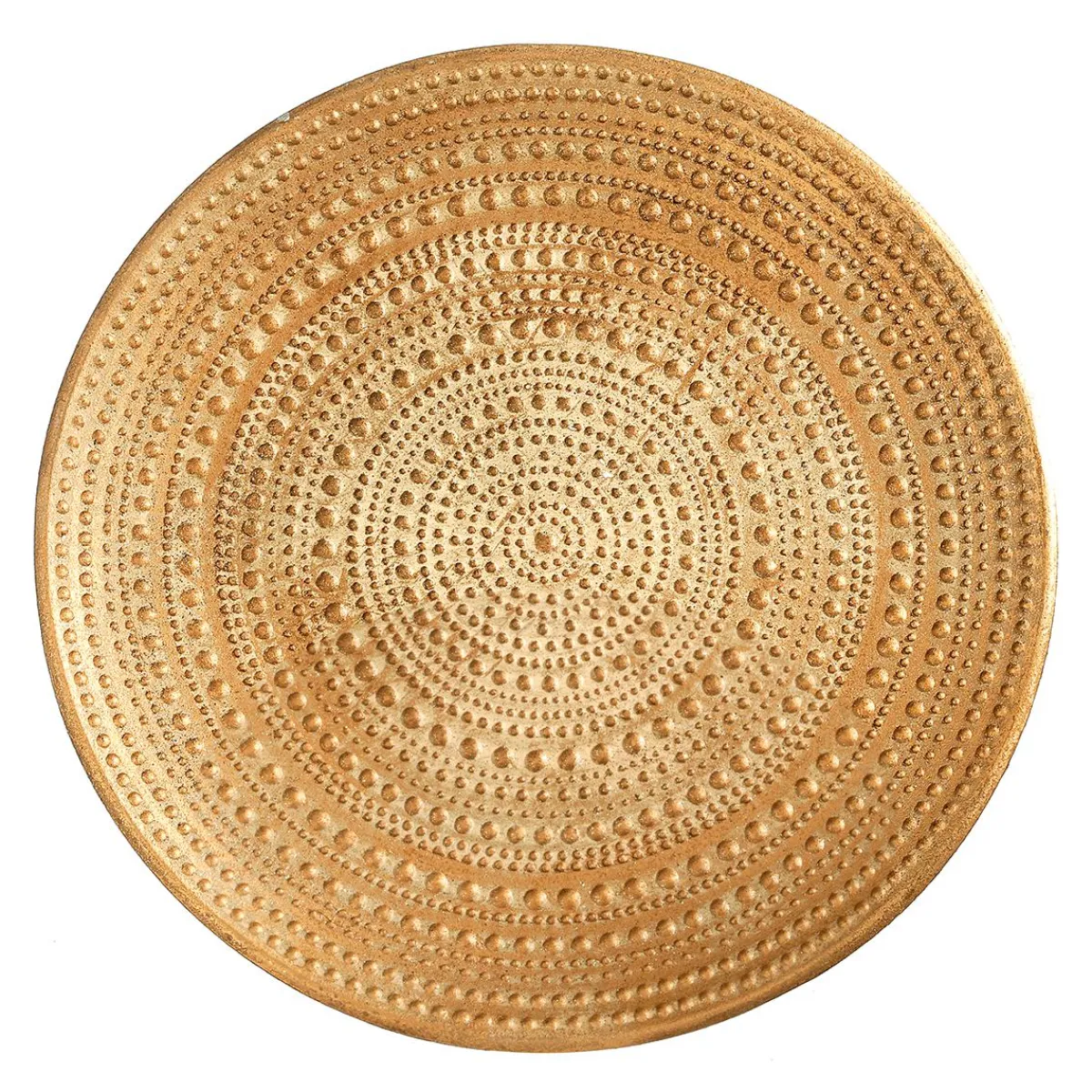 Coupe Décorative En Bois Laqué Or Ø 49 Cm Avec Décorations-DecoWoerner Sale