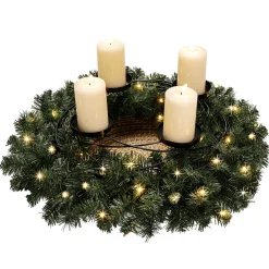 Coupe Décorative En Bois Laqué Or Ø 49 Cm Avec Décorations-DecoWoerner Sale