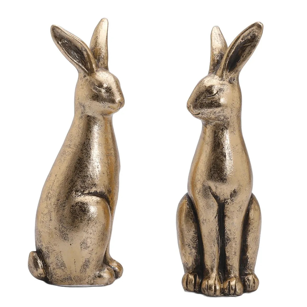 Couple De Lapins De Pâques Dé En Céramique 2 Pièces-DecoWoerner Clearance