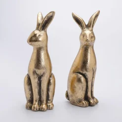 Couple De Lapins De Pâques Dé En Céramique 2 Pièces-DecoWoerner Clearance