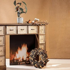 Couronne De Cônes Automnale Brune 45 Cm Ø-DecoWoerner Outlet