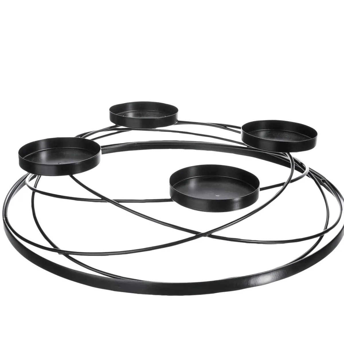 Couronne De L'Avent En Métal 45 Cm Ø-DecoWoerner Clearance